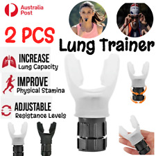 2X Lung Trainer Breather Natural Deep Breathing Recovery Device Health Exerciser - Parap - AU