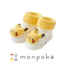 Monpoke Pokemon Pikachu Pile Socks Newborn Babywear Baby Clothes From Japan NEW