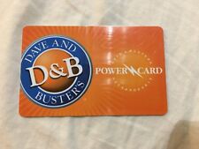 dave and buster power card (orange design)