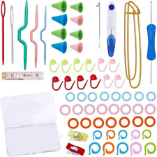 Basic Knitting Tools Accessories Supplies with Case Knit Kit Lots