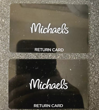 Michael's Gift Card Return Cards Craft Arts | Balance Between These 2 Cards $139