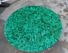 36 Random Green Malachite Stone Center Sofa Coffee Table Top Living Room Decors"