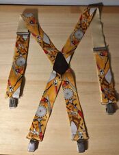 Hold up Tool Themed Construction Suspenders Made In USA Used