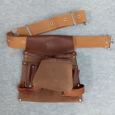 Sears Craftsman Cowhide Leather Tool Belt Pouch Construction Carpenter 4516