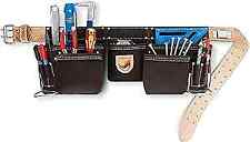 11-Pocket Carpenter Leather Tool Belt, Carpenters Tool Belts, Construction