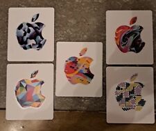 Apple Gift Card Sticker Set Of 5