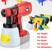 800ML Electric Spray Gun for Ryobi Cordless High Power Paint Sprayer Airbrush