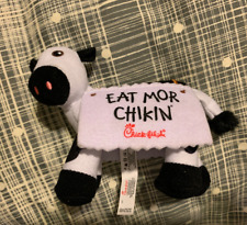 Chick-fil-A Cow Plush Smart Kids Eat Chikin Sign Small Stuffed Animal Plush 5 - Culver City - US"