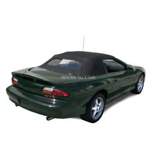 Chevy Camaro Convertible Soft Top, 1994-02, Glass Window, Stayfast Cloth, Black