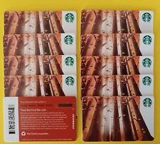 STARBUCKS GIFT CARD 2019 FALLING LEAVES " 10 CARDS 🍁 GREAT PRICE 🍂 BRAND NEW"