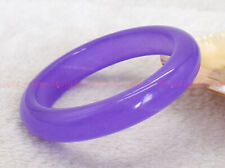 Pretty Deep Violet Alexandrite Jade Gemstone Bangle Bracelet 56-62mm Jewelry