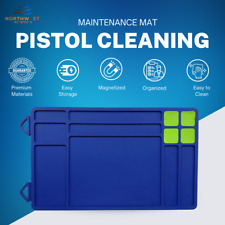 Gun Cleaning Mat, Anti-Slip Rubberized Repair Mat 15.9 x 9.8""
