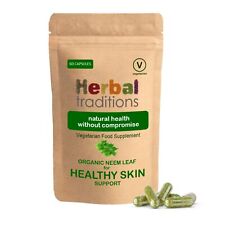 Herbal Traditions Organic Neem Leaf Capsules - Natural Supplement - Toronto - Canada