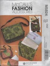 5824 MCCALL'S FASHION ACCESSORIES BAGS AND LAPTOP COVER