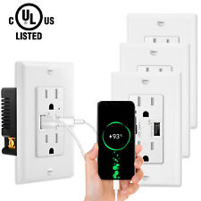 4.2 Amp Type C USB Wall Outlet TR Smart Chip High Speed Charging for iPhone 4PCS - South El Monte - US