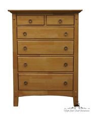 AMERICAN SIGNATURE Contemporary Minimalist Style 36 Blonde Wood Chest of Dra... - Harrisonville - US"