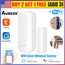 WiFi Wireless Smart Door Window Sensor Detector Safe Alarm for Alexa Google Home - CN