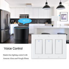 2/3 Gang WIFI Smart Switch Wall Touch Light Remote Switch Alexa Google IFTTT - CN