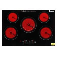 New Electric Smart Ceramic Stove Top Cooktop 30'' Built-in 5 Burners Touch Home - Flanders - US