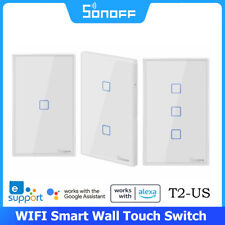 SONOFF WIFI Smart Home Wall Touch Light Switch Panel RF Voice APP Ctrl for Alexa - CN