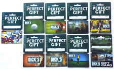 Dick's Gift Card - LOT of 9 - Sporting Goods - On Original Hangers - NO Value