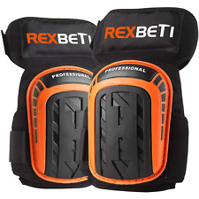 REXBETI Knee Pads for Work, Construction Gel Knee Pads Tools, Heavy Duty Comfort