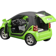 1:32 Car Model Diecast Toy Vehicle Collection Kids Pull Back Sound & Light Green - US