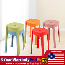 Round Plastic Seat PP Stackable Stool Multicolor Students Chair Windmill Shape - Toronto - Canada