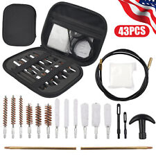 For Gun Handgun Pistol Rifle 43 Pcs Cleaning Kit Set 22.357.38,9mm.45.40