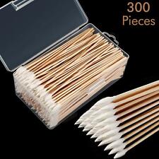 Gun Cleaning Tips Cotton Grease Oil Cleaner Rifle Pistol Weapon Wood Swabs 300pc