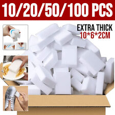 Lot 100PCS Magic Sponge Eraser Melamine Washing Thick Foam Home Cleaning Tool US