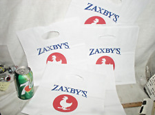 10 LOT NEW ZAXBY'S 11 x 11 BY 5 INCH PAPER TAKEOUT TAKE OUT BAGS USA"