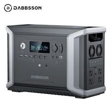 Dabbsson 2330Wh 2200W Power Station DBS2300Plus Portable Solar Generator Camping - US