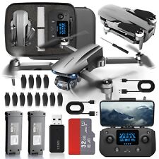 Drone with 4K Camera 5G GPS Wifi 3800ft FPV 40 Minutes Flight Time W/ 32GB TF