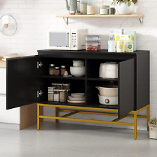 39 Minimalist & Luxury Two Door Sideboard with Gold Metal Legs,Freestandin Stor - Mumbai - India"