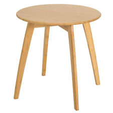 Modern Stylish Side Table Natural Bamboo Round End Table w/ 20 Round Tabletop - Fontana - US"