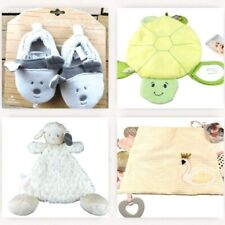 NWT Demdaco Baby Item Gift Lot Booties Plush Lovey Activity Blankie Bath Mitt