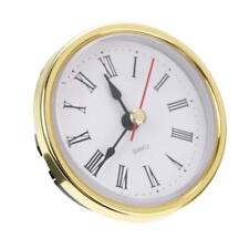 Clock Craft Quartz Movement 2-1/2 round Roman Number Clocks Head Insert"