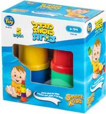 Smart Kids Baby Tower Cup Shapes 5 parts Learning Sorting Toy +12 Months - IL