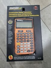 Johnson Construction Master Calculator #CALC-1500 NIB