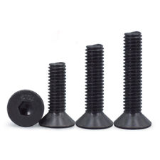 M4 M5 M6 10.9 Black Alloy Steel Countersunk Flat Head Hex Socket Screws DIN 7991 - CN