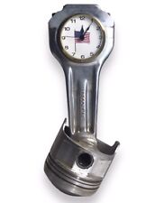 Piston Clock Automotive Home Decor Racing Clock USA MADE