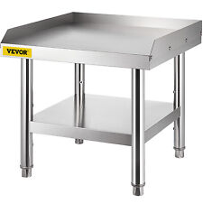 VEVOR Tavolo in acciaio inox per preparazione e lavoro da cucina 24 x 24""