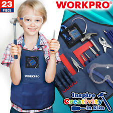 WORKPRO Kids Construction Tool Set Children Repair Work Hand Tool Kit w/Bag 23PC