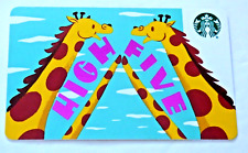 STARBUCKS Gift Card - Giraffe - High Five - 2018 - 6166 - No Value - I Combine