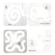 4pcs Stitching Stencil Patchwork Accessories Quilting Supplies Painting Template