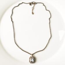 New 18 Jcrew Square Pendant Necklace Gift Vintage Women Party Holiday Jewelry"