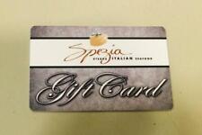 Spezia's gift cards $25- FREE SHIPPING