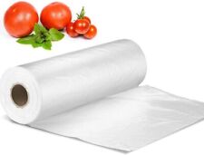 Plastic Produce Bag Roll 12 X 16 inch, Vegetable Food Bread 350 Bags/Roll (1)