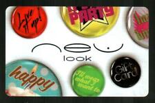 NEW LOOK ( UK ) Slogan Buttons 2009 Gift Card ( $0 )